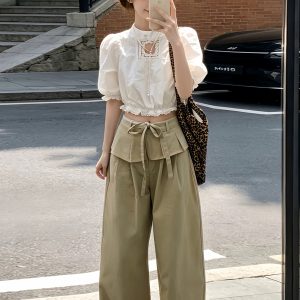 altacanvas S-XL  2026 New Early Spring Unique Design Short-sleeved Shirt Top Women's Early Summer Beautiful Casual P